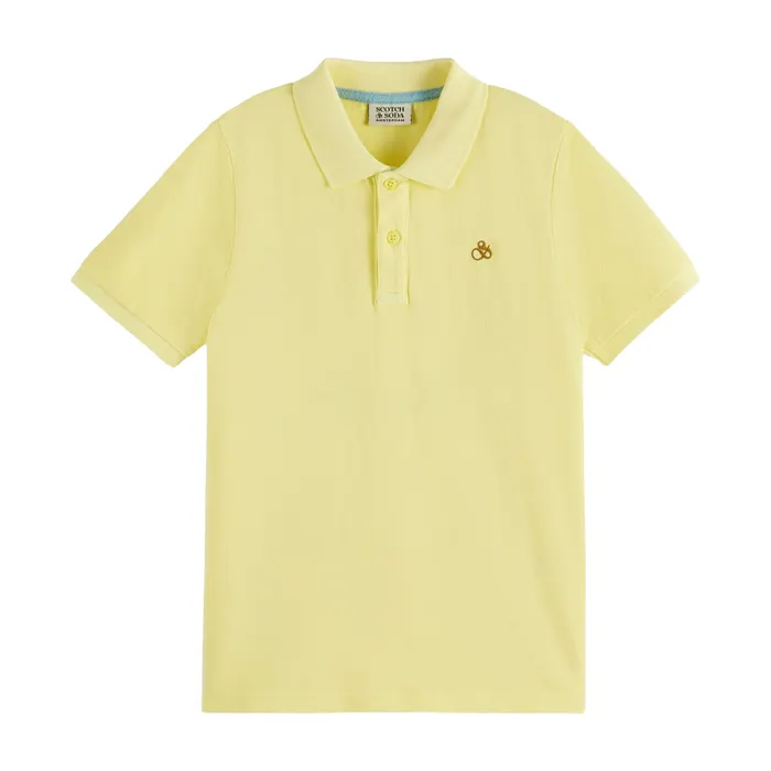 Scotch & Soda Garment-dyed Pique Polo Junior