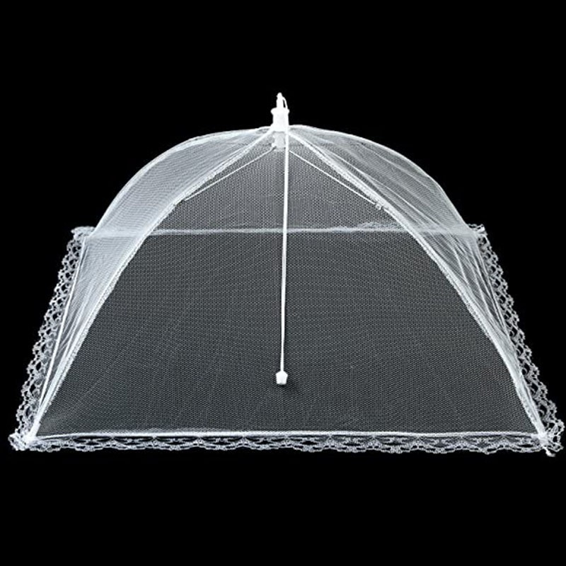 (3er Set) 43x43cm XXL Lebensmittel Insektenschutz Zelt Moskito Netz Abdeckung