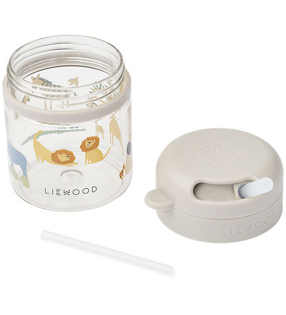 Liewood Becher m. Strohhalme - Pavia - 280 ml - Alle zusammen/Sa