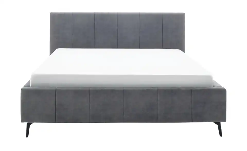 Polsterbett Lizzano Anthrazit 160 cm mit Federholzrahmen