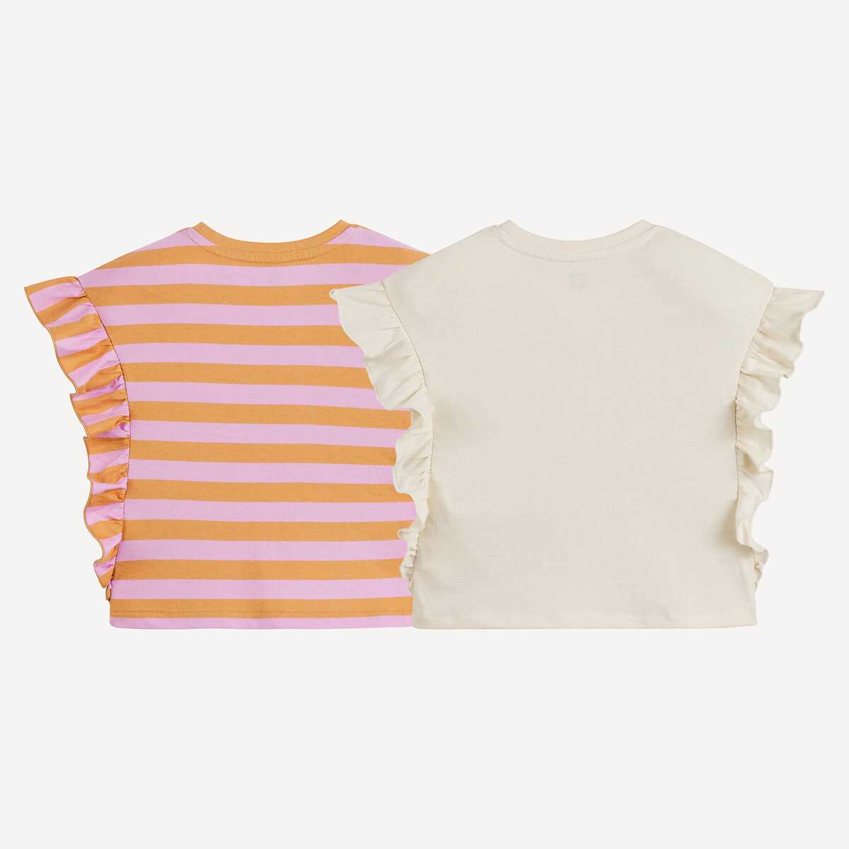 COLEÇÃO LA REDOUTE<br>Conjunto de 2 camisetas com colmeias