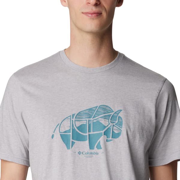 T-shirt randonnée COLUMBIA ROCKAWAY RIVER OUTDOOR SHORT SLEEVE SHIRT COLUMBIA GREY/RANGE ROAMER
