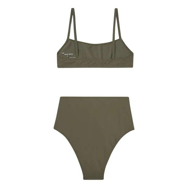 Lido Maillot 2 Pièces Taille Haute Unidici | Olive