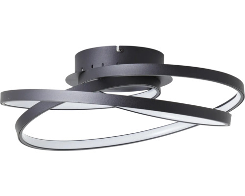 LED plafondlamp 44 W 5000 lm HxB 11,5x39,5 cm Labyrinth zwart