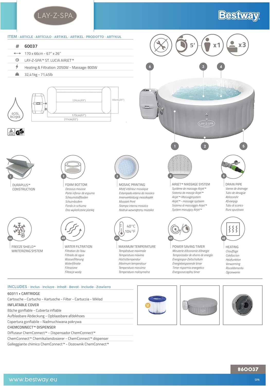 Lay-Z-Spa® 67