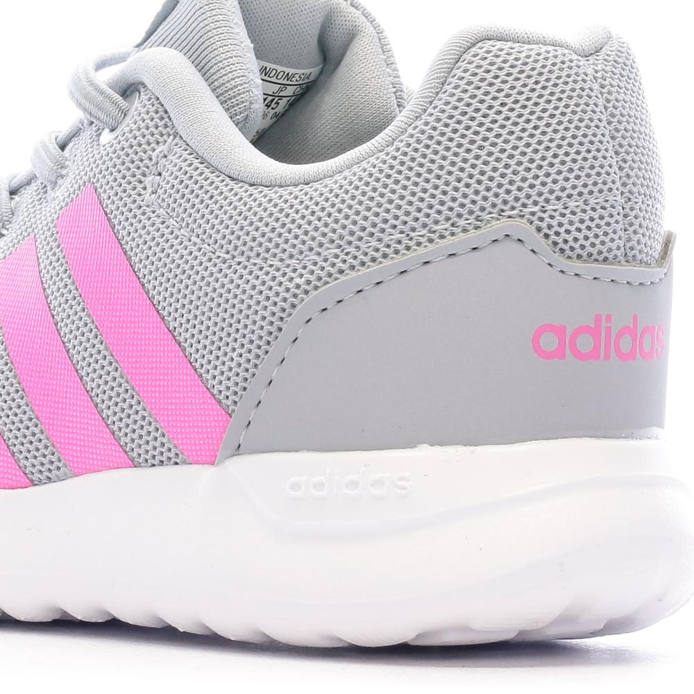 Adidas Baskets Grises Fille Adidas Lite Racer