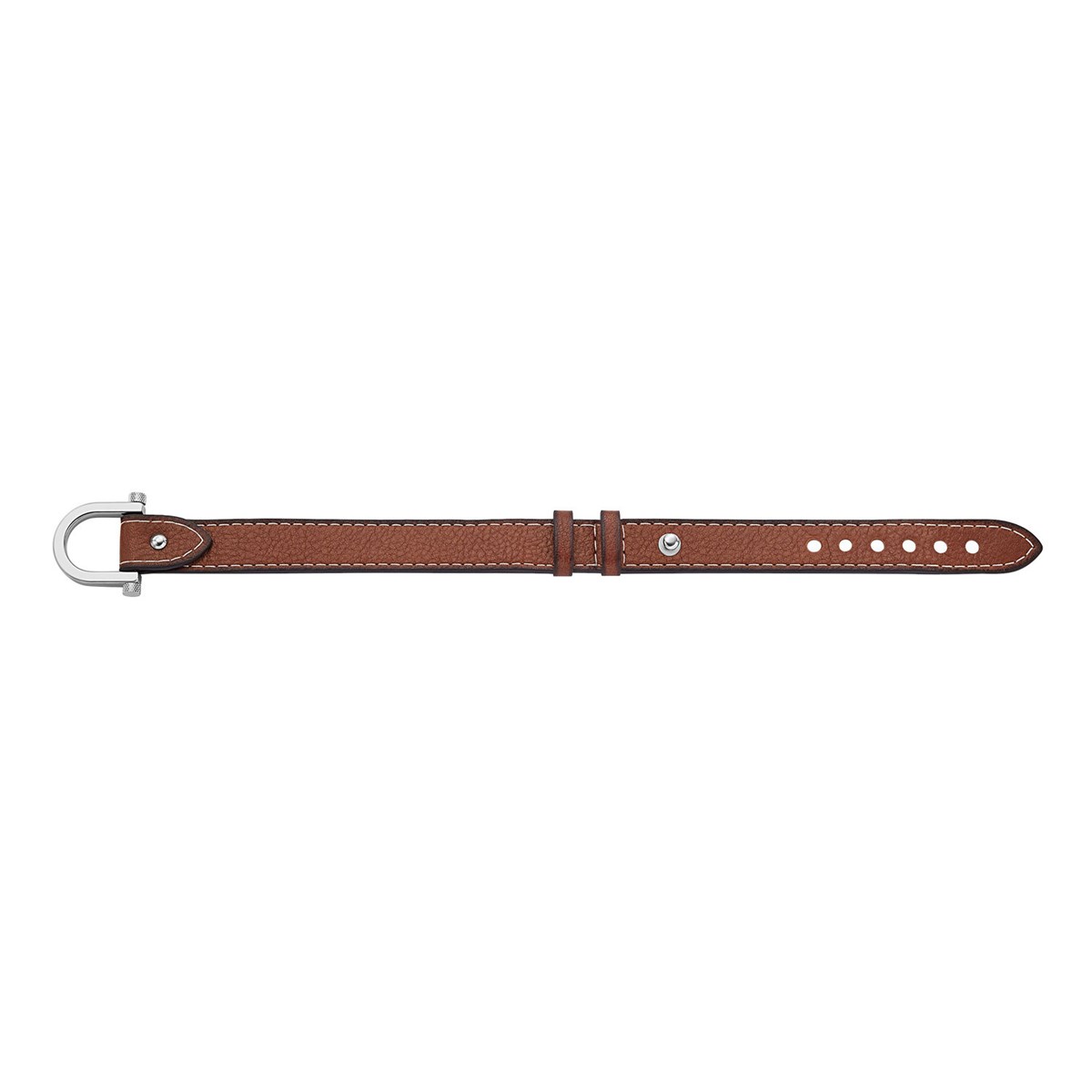 Bracelet homme Fossil Heritage D-Link cuir brun