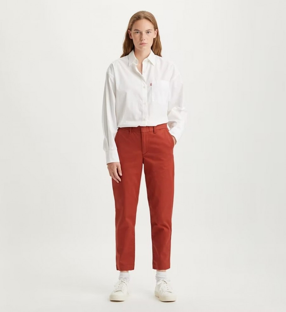 Calça chino essencial Levi's vermelha