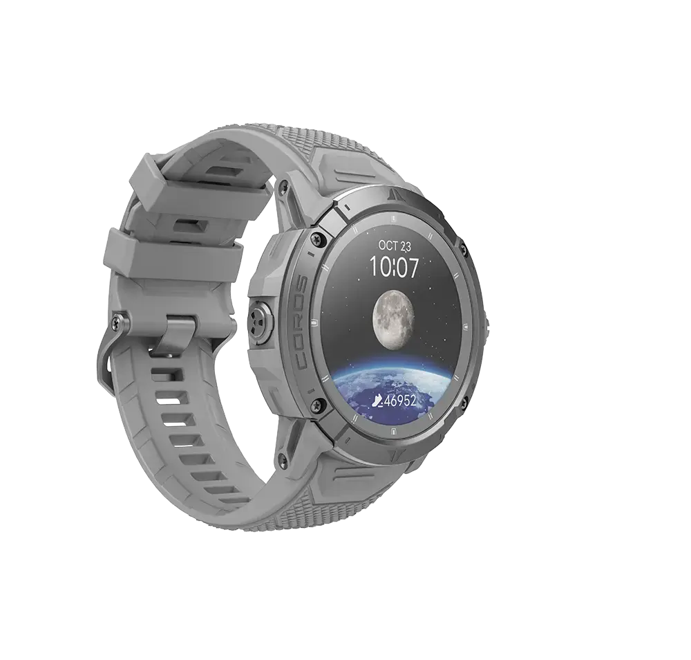 Coros Vertix 2S GPS Sporthorloge Moon Grijs