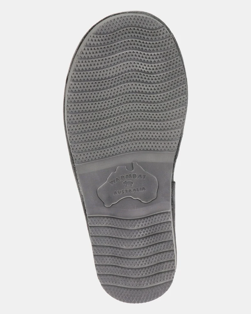 Warmbat Australia Barron Pantoffels  - grijs