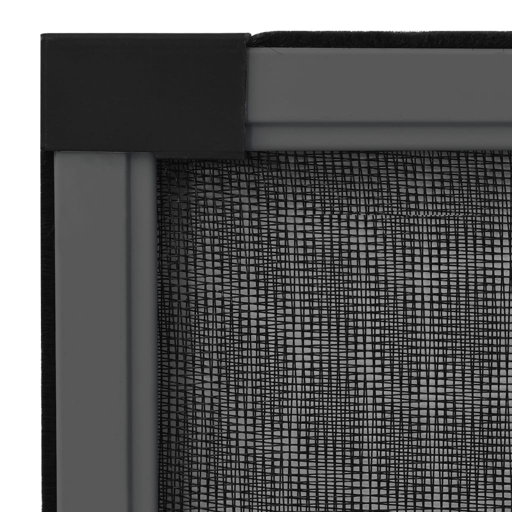 Moustiquaire extensible pour fenêtres anthracite (100-193)x75cm