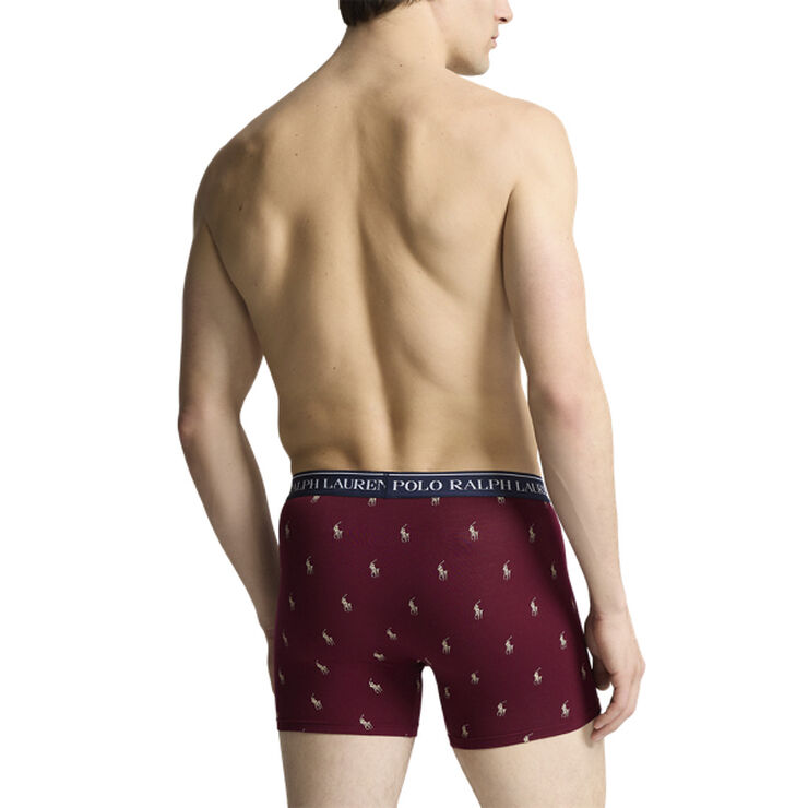 Polo Ralph Lauren BCI COTTON/ELASTANE-3PK-BXB 3pk dmsn rd aop crm/ad htr/nvy