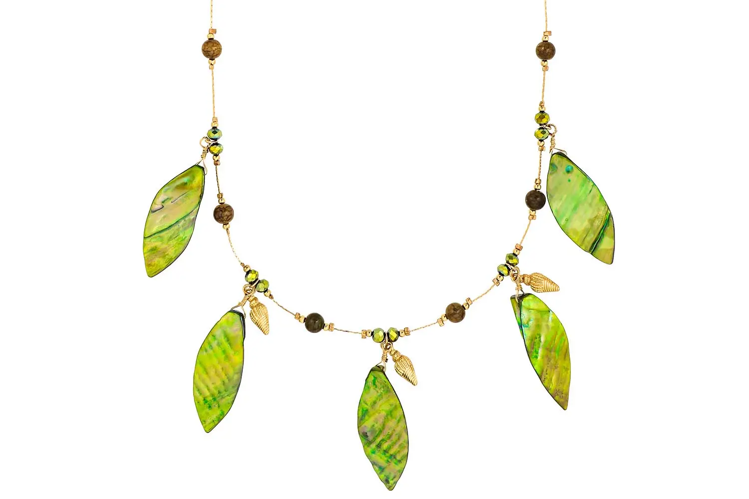 Kette - Green Shells