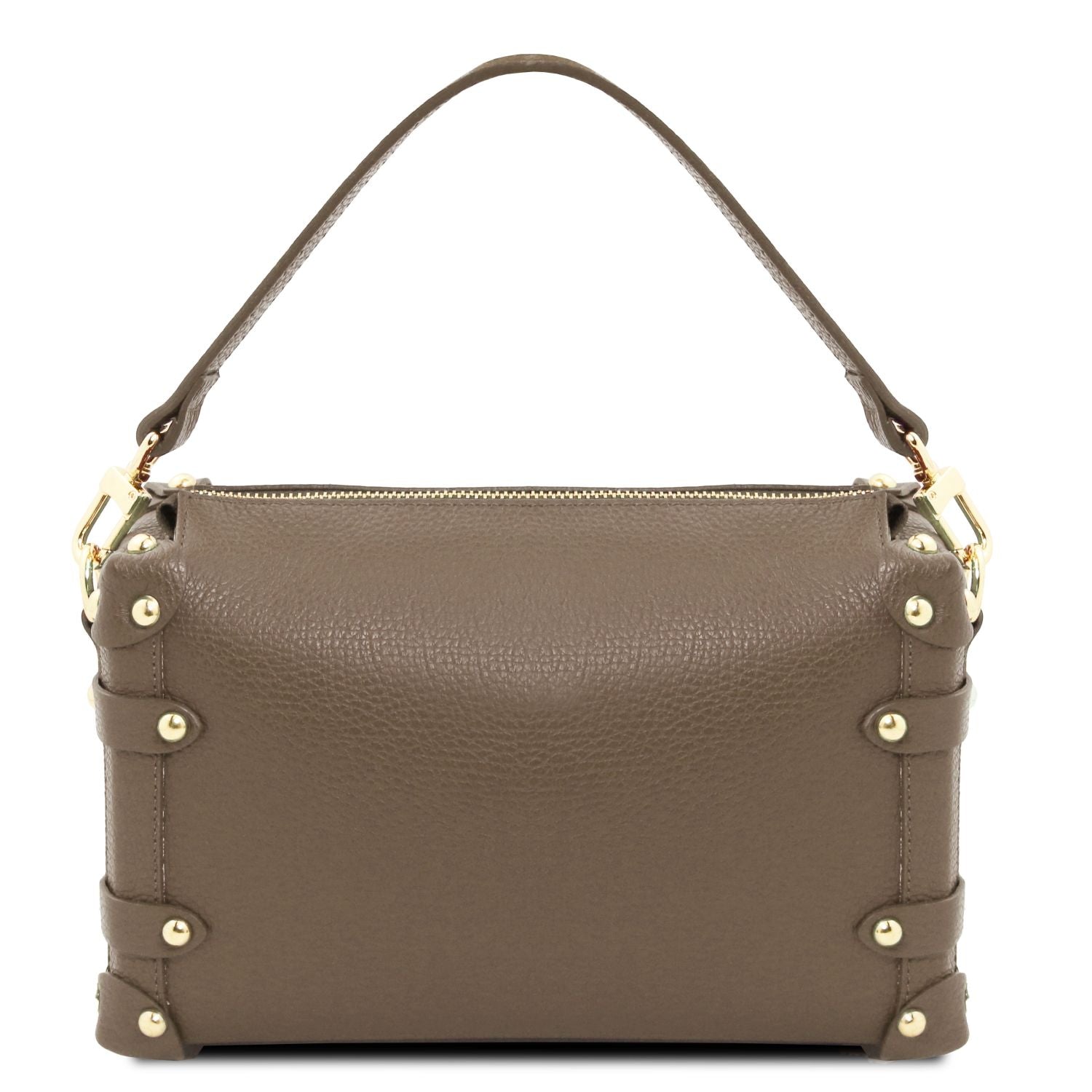 TL142422 – Praline – Soft leren duffle bag