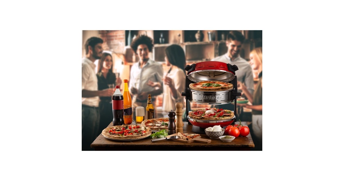 ArieteDubbele pizzaoven 0927/00  (Rood)