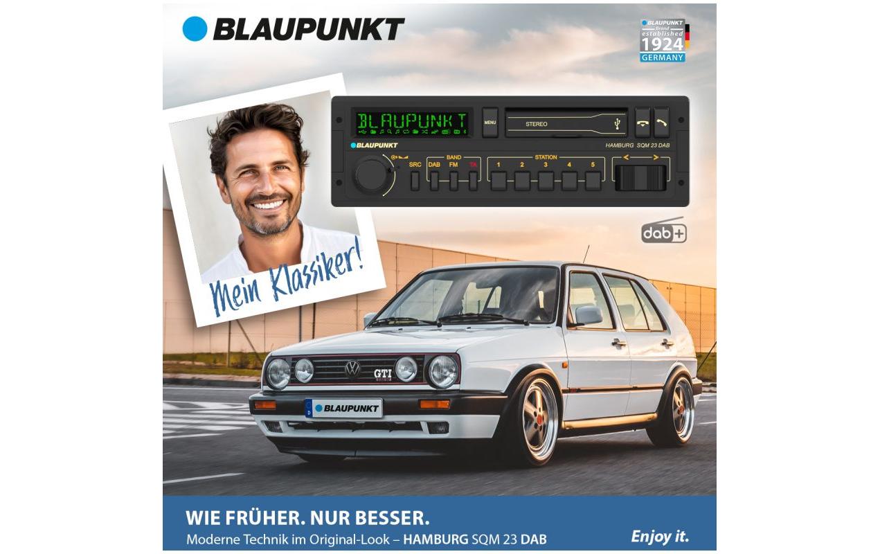 Autoradio Hamburg SQM 23 DAB Youngtimer 1 DIN<br>Autoradio mit Digitalradio DAB+