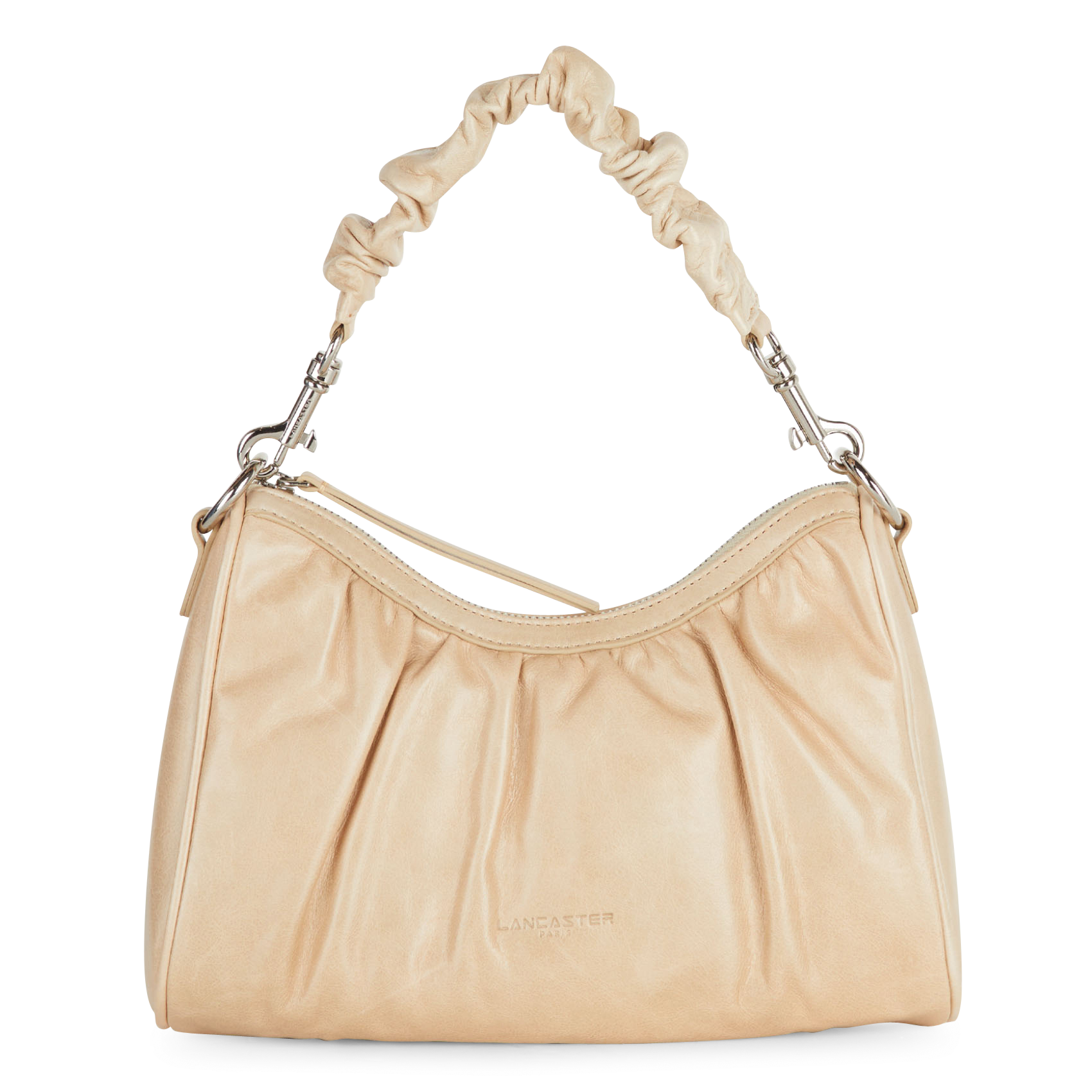 RETRO & GLAM - Sac baguette en cuir vieilli | Beige