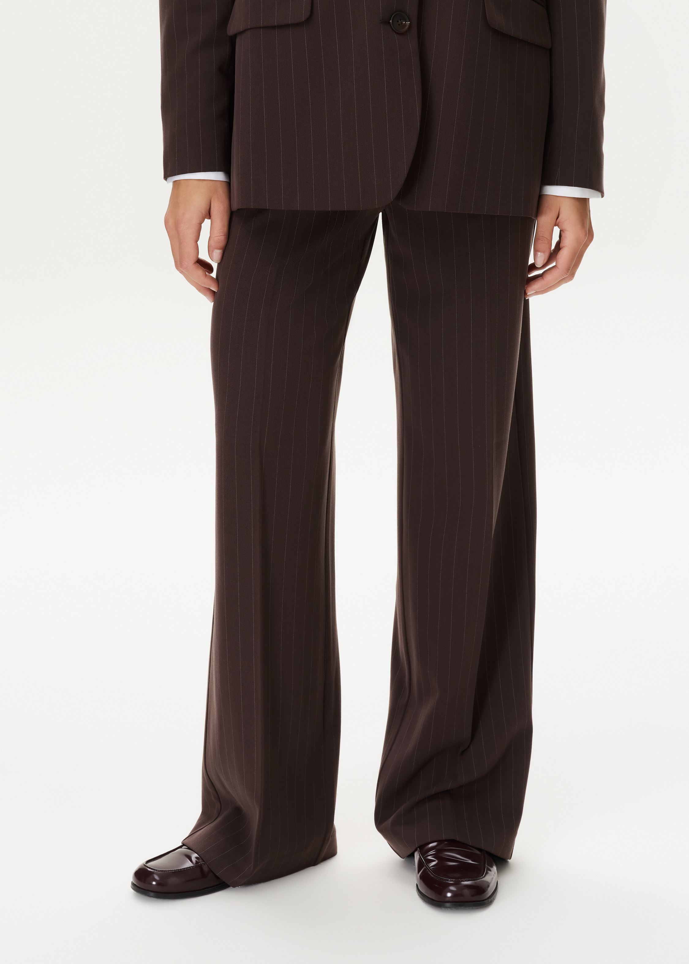 Pantalon met rechte pijpen