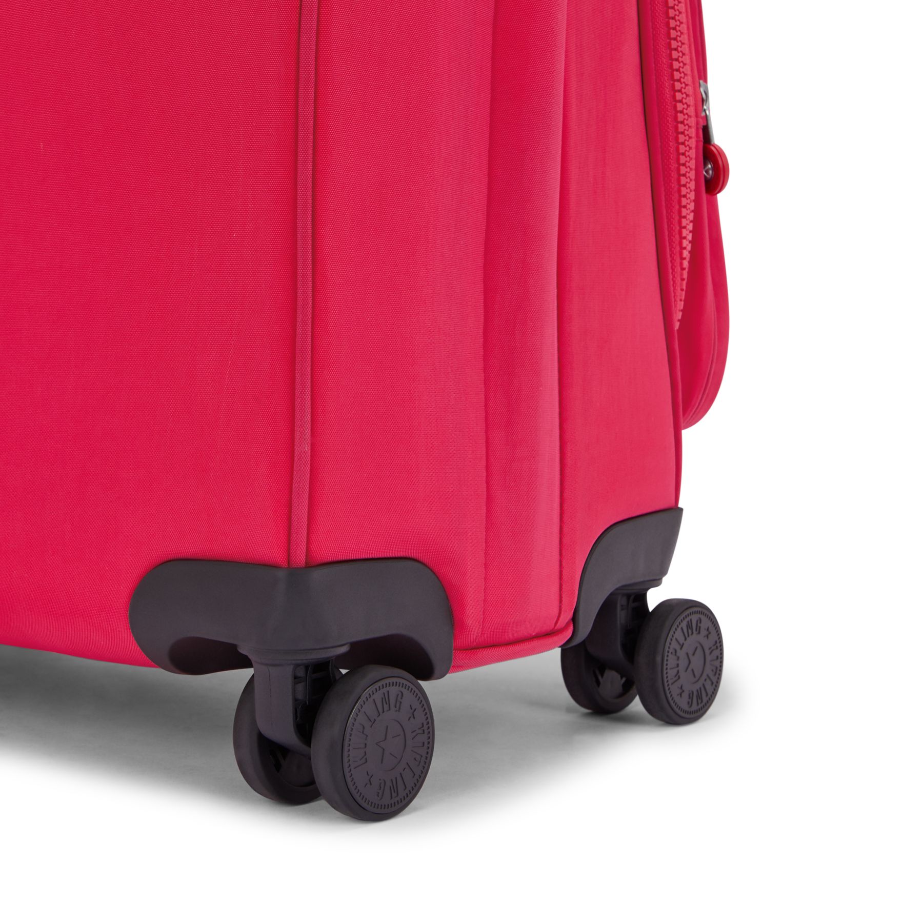 NEW YOURI SPIN M Valise Extensible à Roulettes de Taille Moyenne avec Poignée Télescopique - Confetti Pink