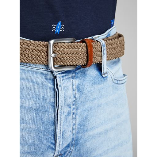Jack&Jones Flettet Bælte, Incense, 85 cm