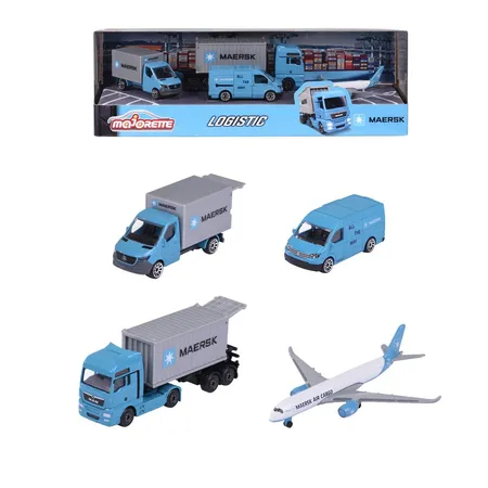 Majorette MAERSK 4 Pieces Giftpack