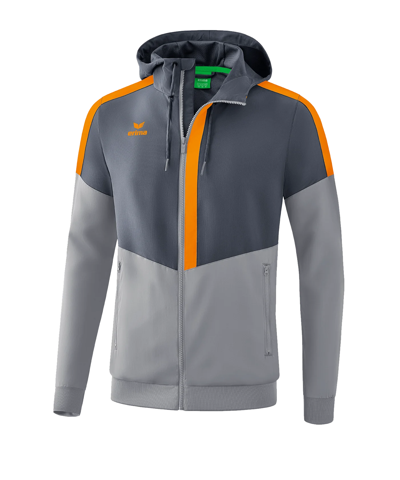 Erima Squad Präsentationsjacke Grau Orange