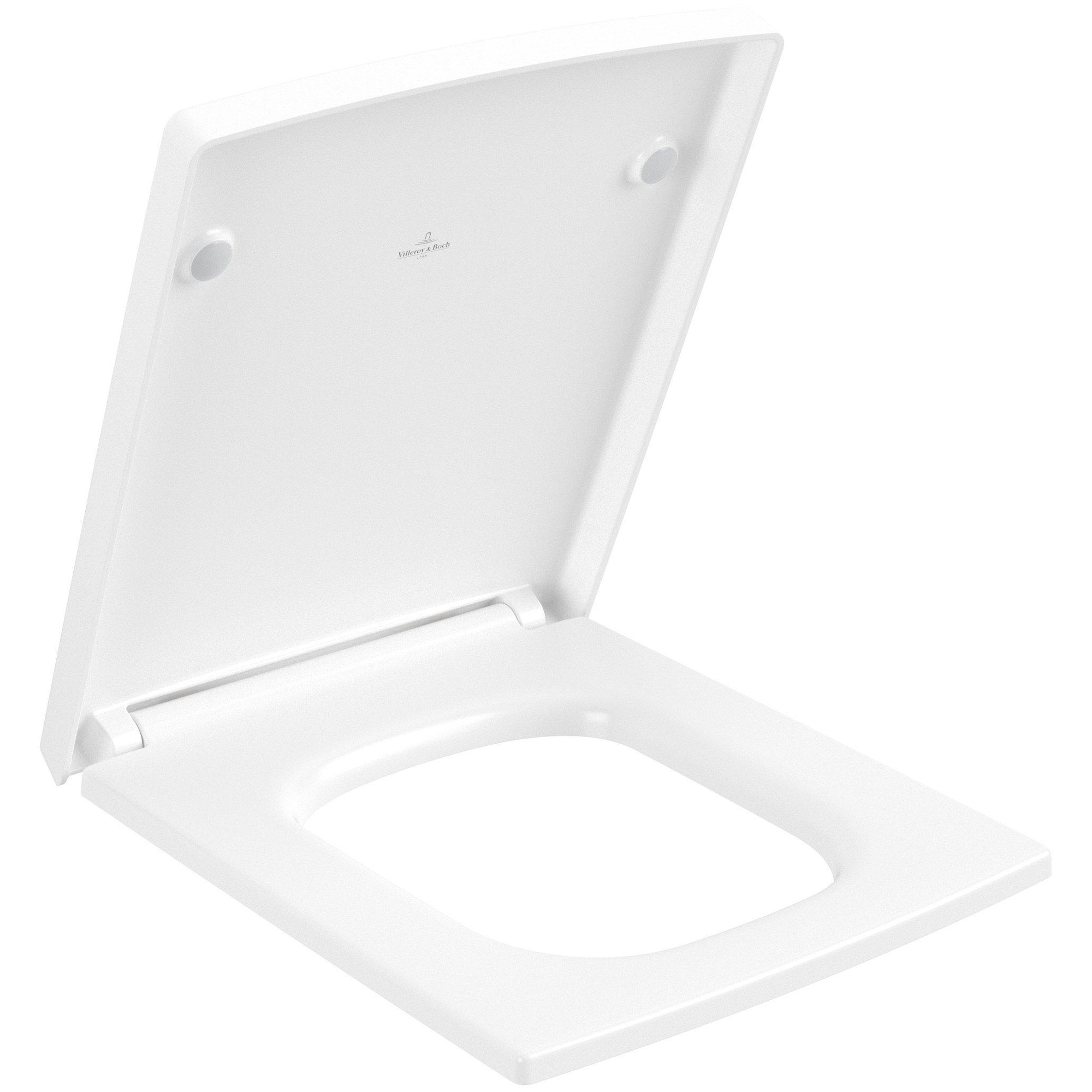 Villeroy & Boch Memento 2.0 softclose toiletzitting met quick release wit mat