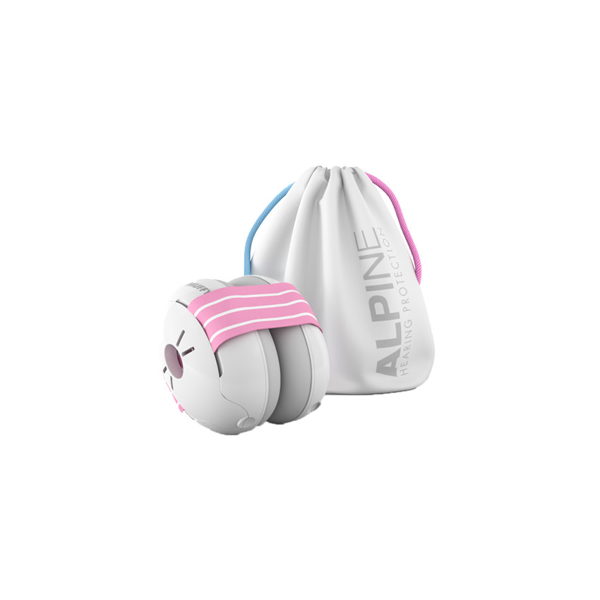 Casque anti-bruit pour bébé Muffy - Rose