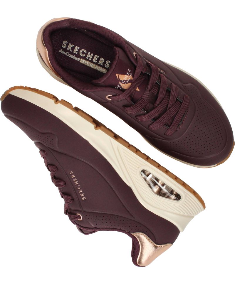 Skechers Uno Golden Air Sneakers Rood Dames