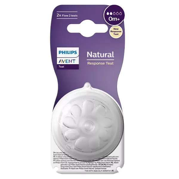 Bico Avent Natural Response Tamanho 2 +0m Pacote com 2