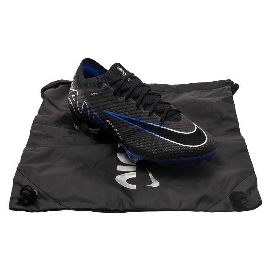 Nike Air Zoom Mercurial Vapor 15 Elite FG Shadow - Noir/Chrome/Bleu