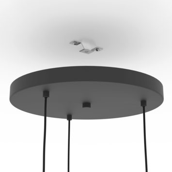 Eglo hanglamp Romazzina Ø46 cm 3-lichts rond zwart