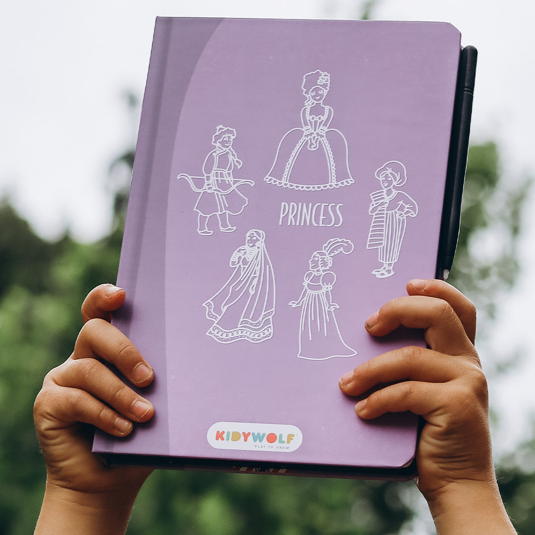 kidywolf tekenbord kidydraw mini - prinses