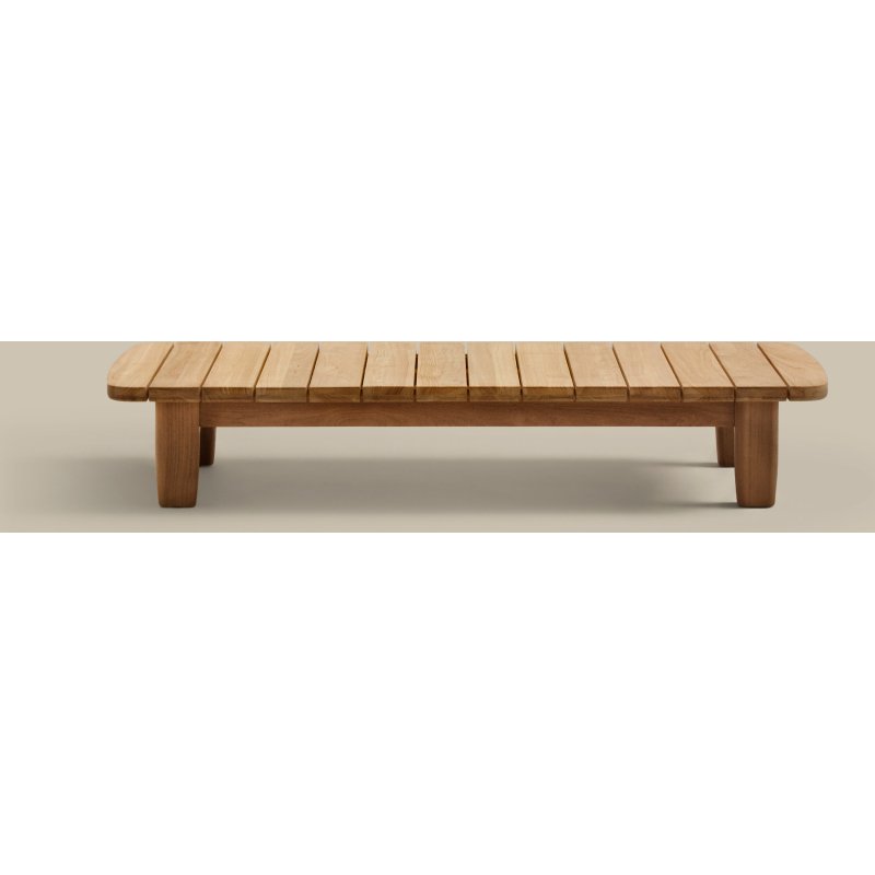 Table basse Tirant en bois de teck 140 x 70 cm