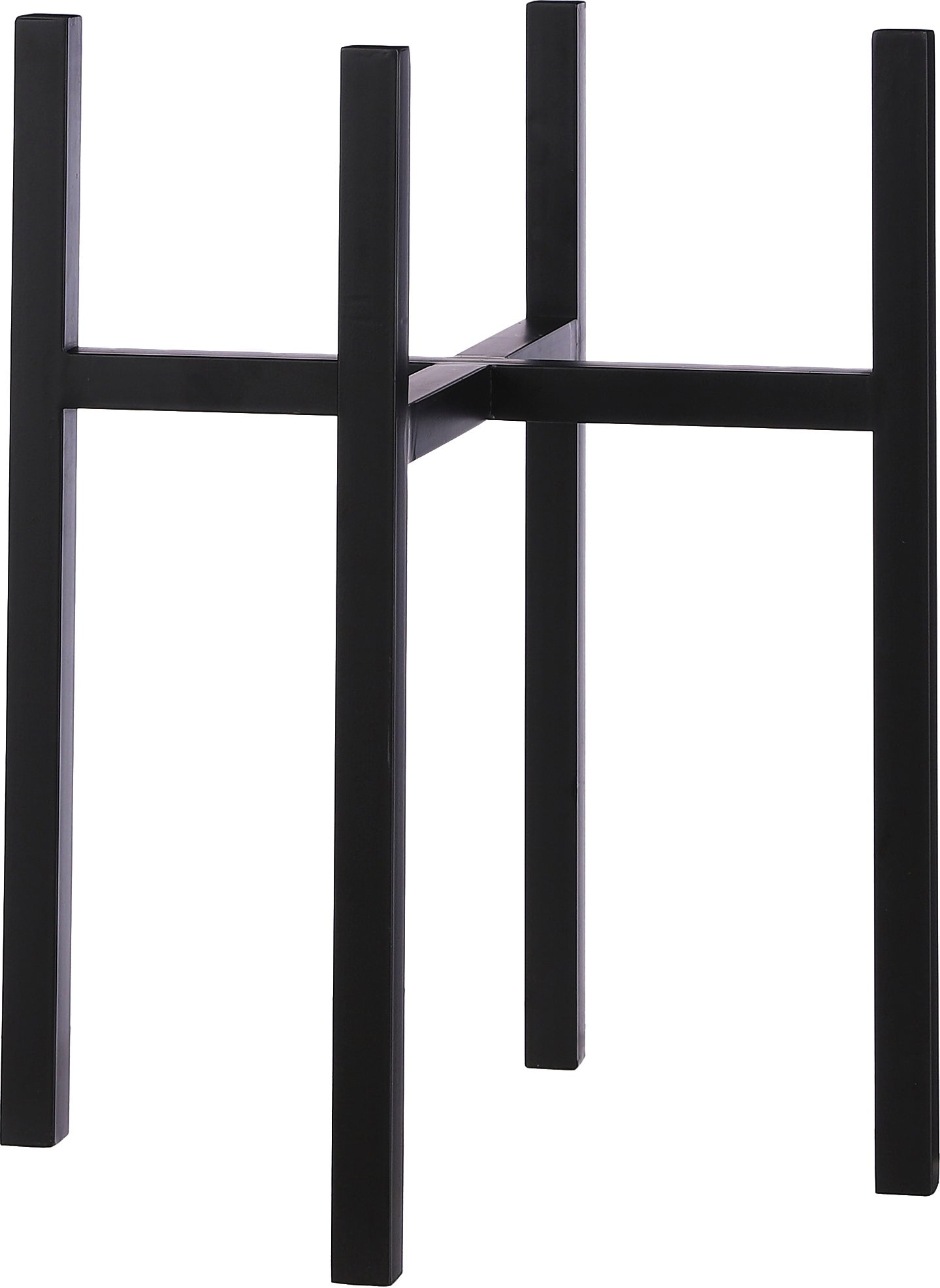 Mica Decorations plantenstandaard Ascot zwart 41,5 x 41,5 x 50 cm