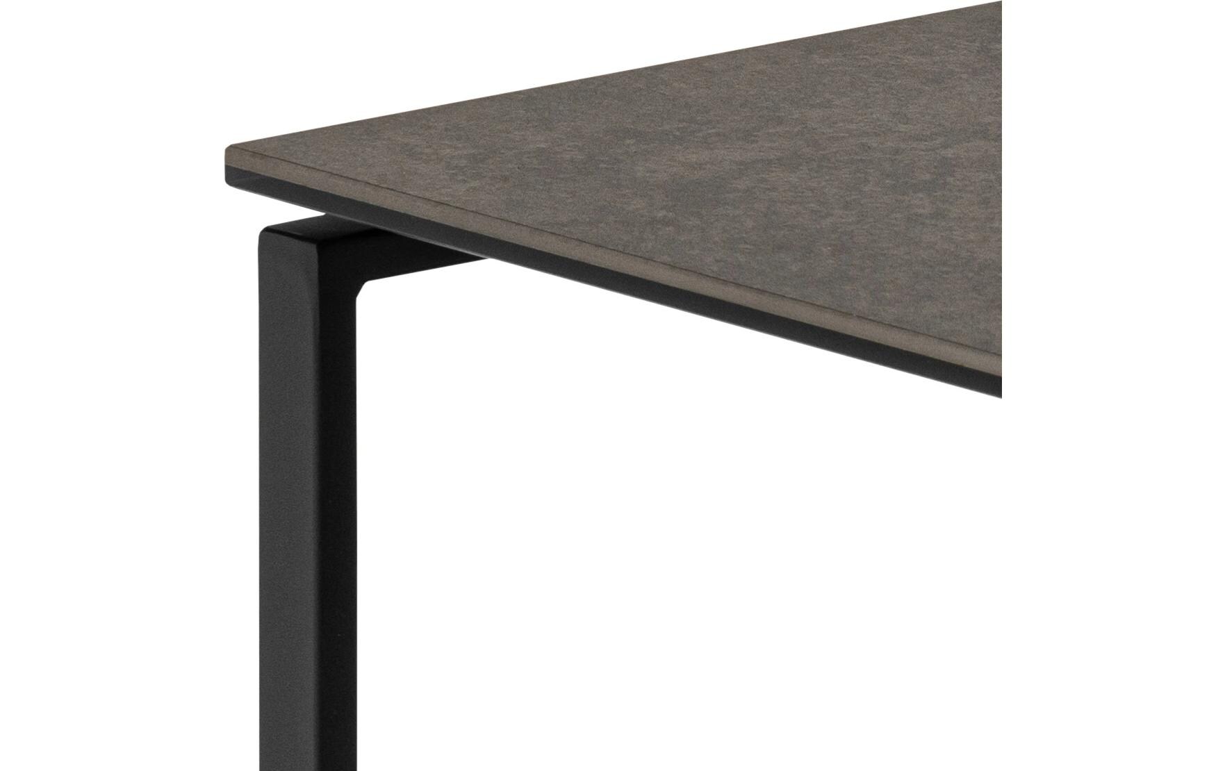 Couchtisch Katrine 2er Set 43/50 x 50/55 cm, Schwarz<br>Modernes Couchtisch-Set mit 2 Tischen