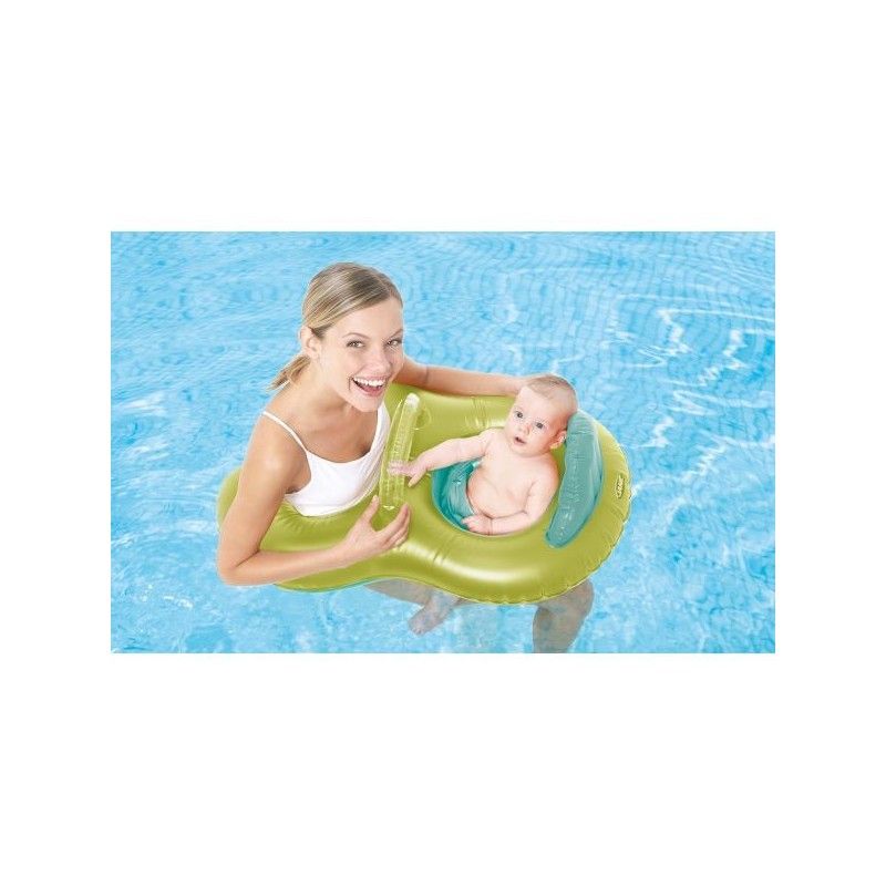 Bouée Maman Bébé - Bleu/Vert