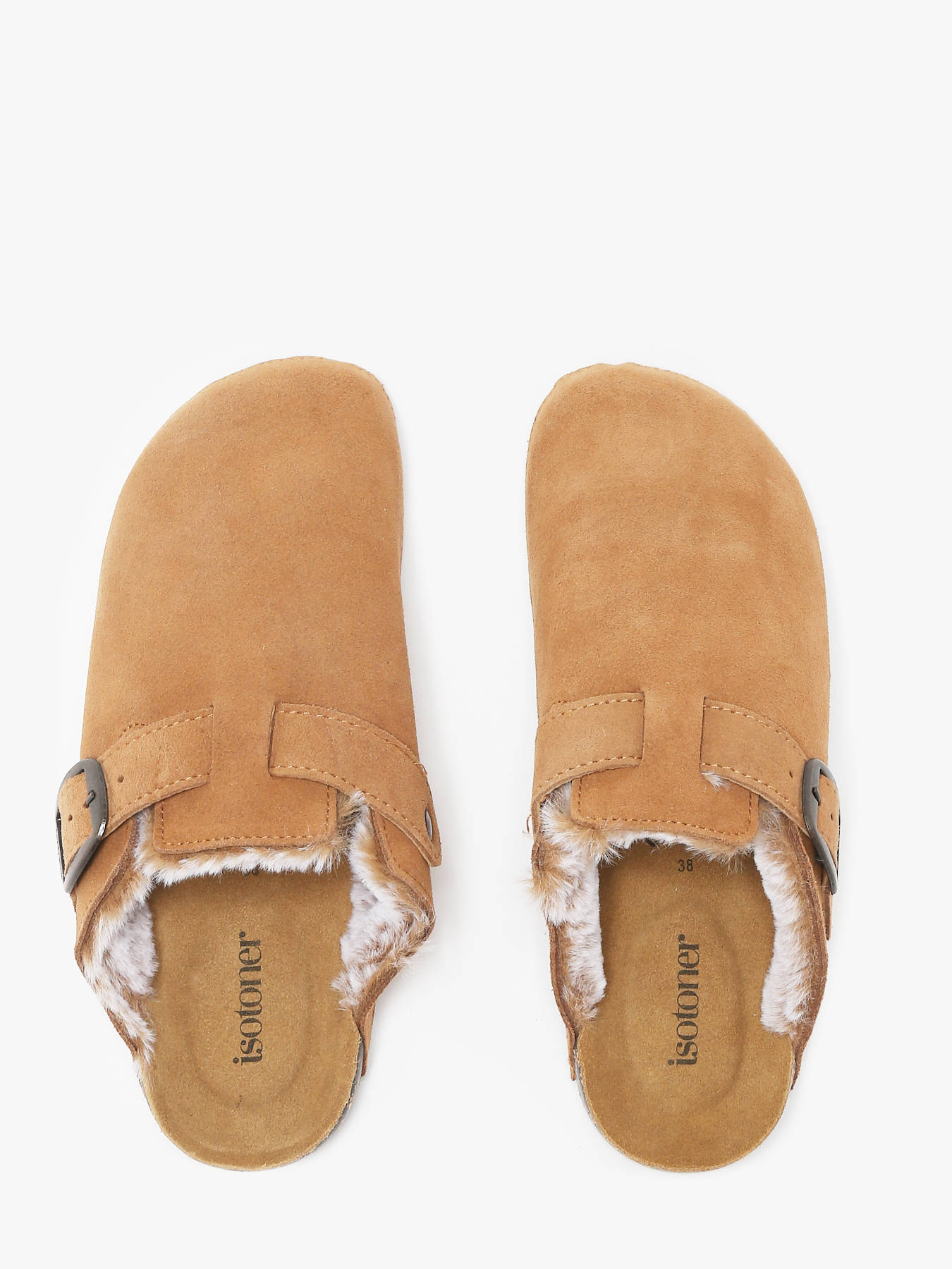 Chaussons en cuir ISOTONER