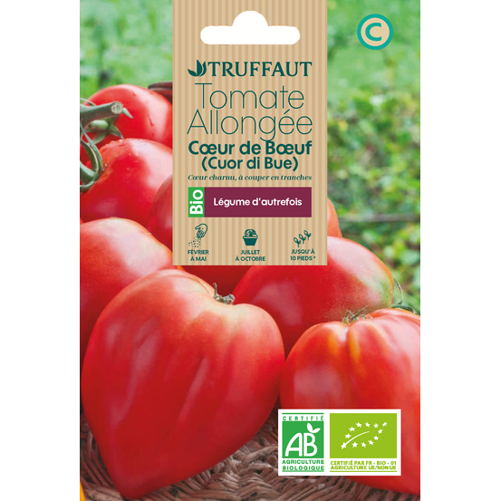 Graines de Tomate Cœur de Bœuf en sachet BIO 0,2 g