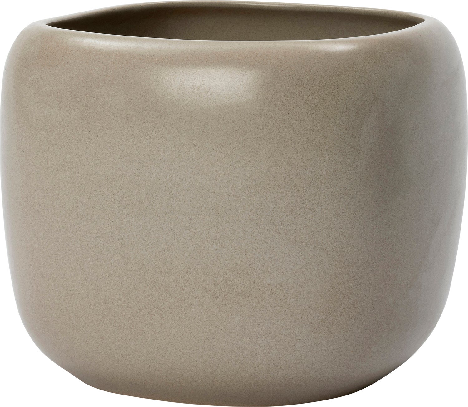 Intratuin bloempot Suvi taupe 16 x 16 x 13 cm