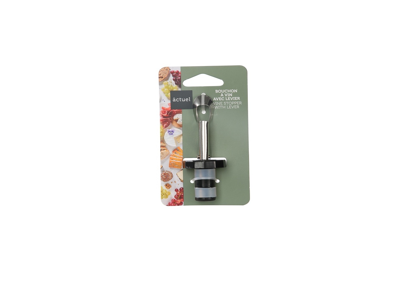 ROLHA SILICONE ACTUEL COM ALAVANCA