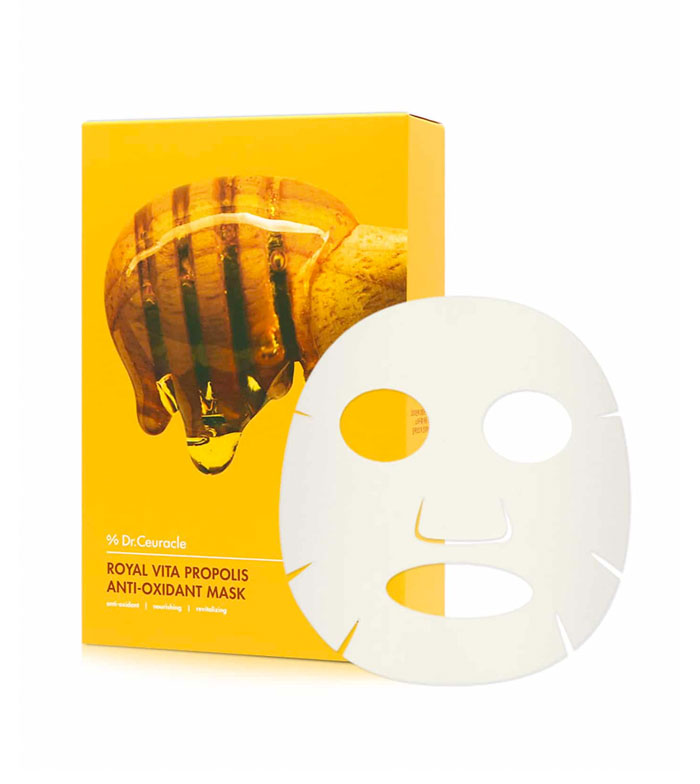 Dr. Ceuracle - *Royal Vita Propolis* - Máscara facial antioxidante, nutritiva e revitalizante