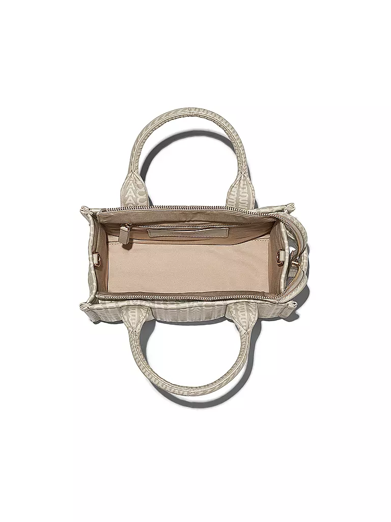 MARC JACOBS Ledertasche - Tote Bag THE SMALL TOTE LEATHER MONOGRAM  beige