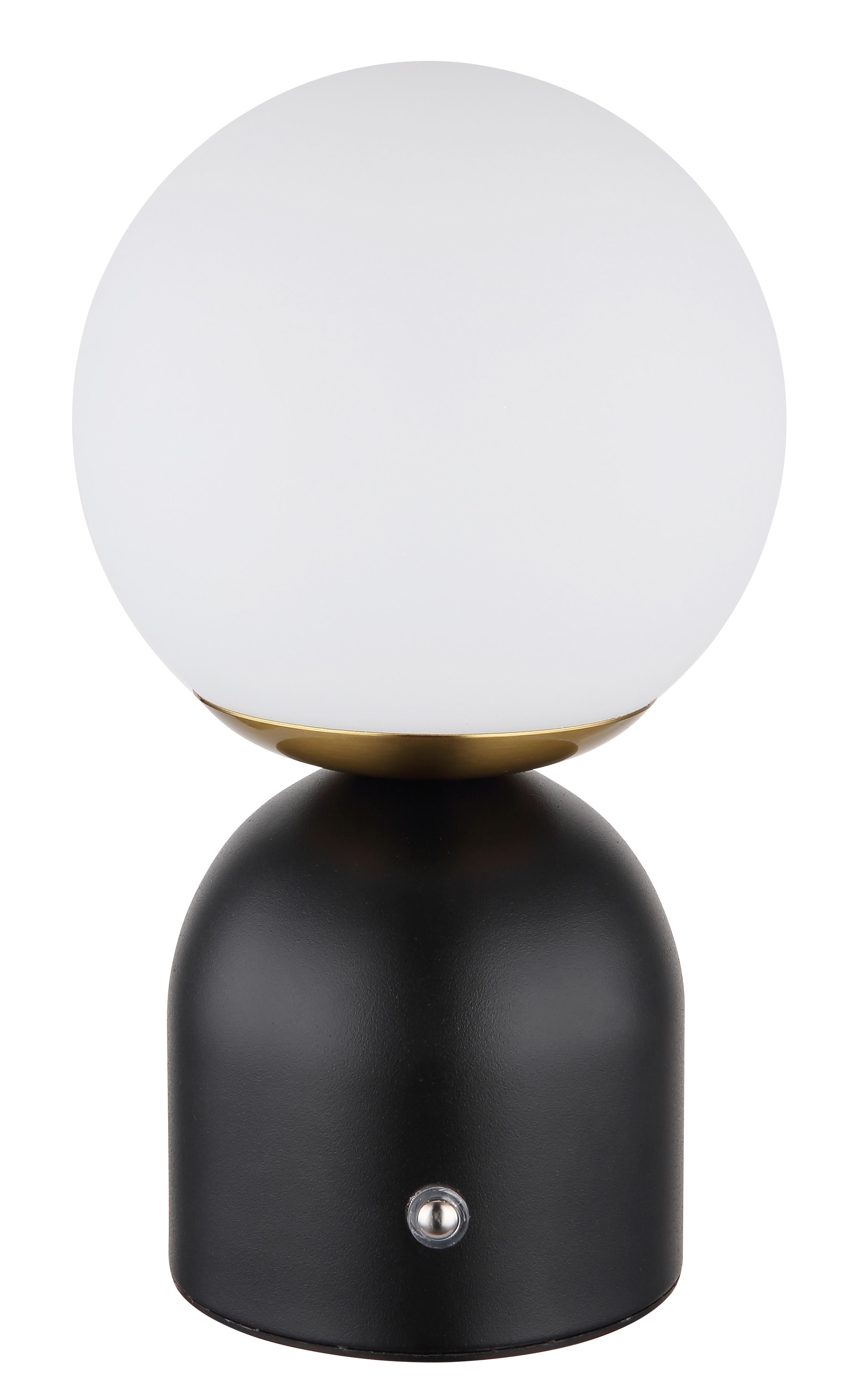 GLOBO Akku LED Tischlampe JULSY schwarz /opalweiß