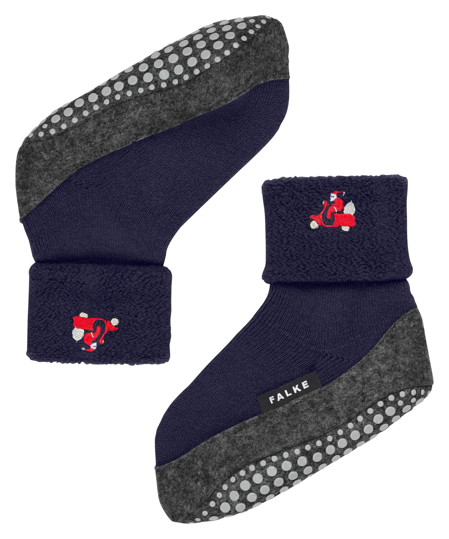 FALKE| Kinder Hausschuhe Cosyshoe Teens Driving Santa
