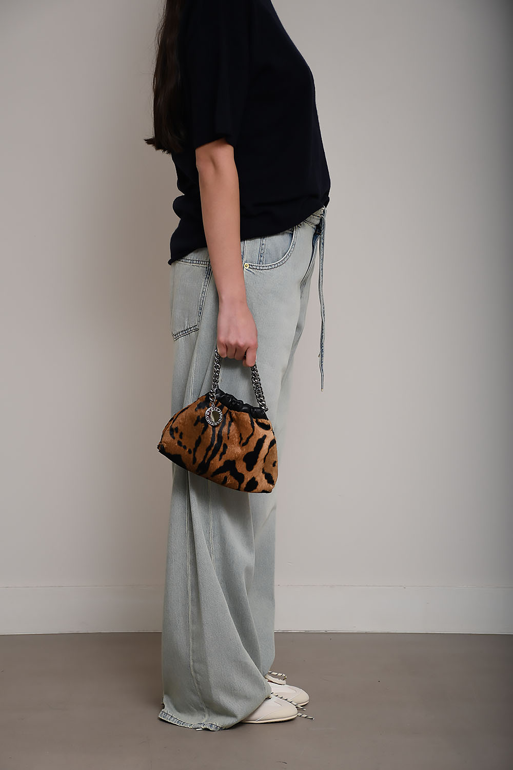 Iris paper bag tencel denim jeans