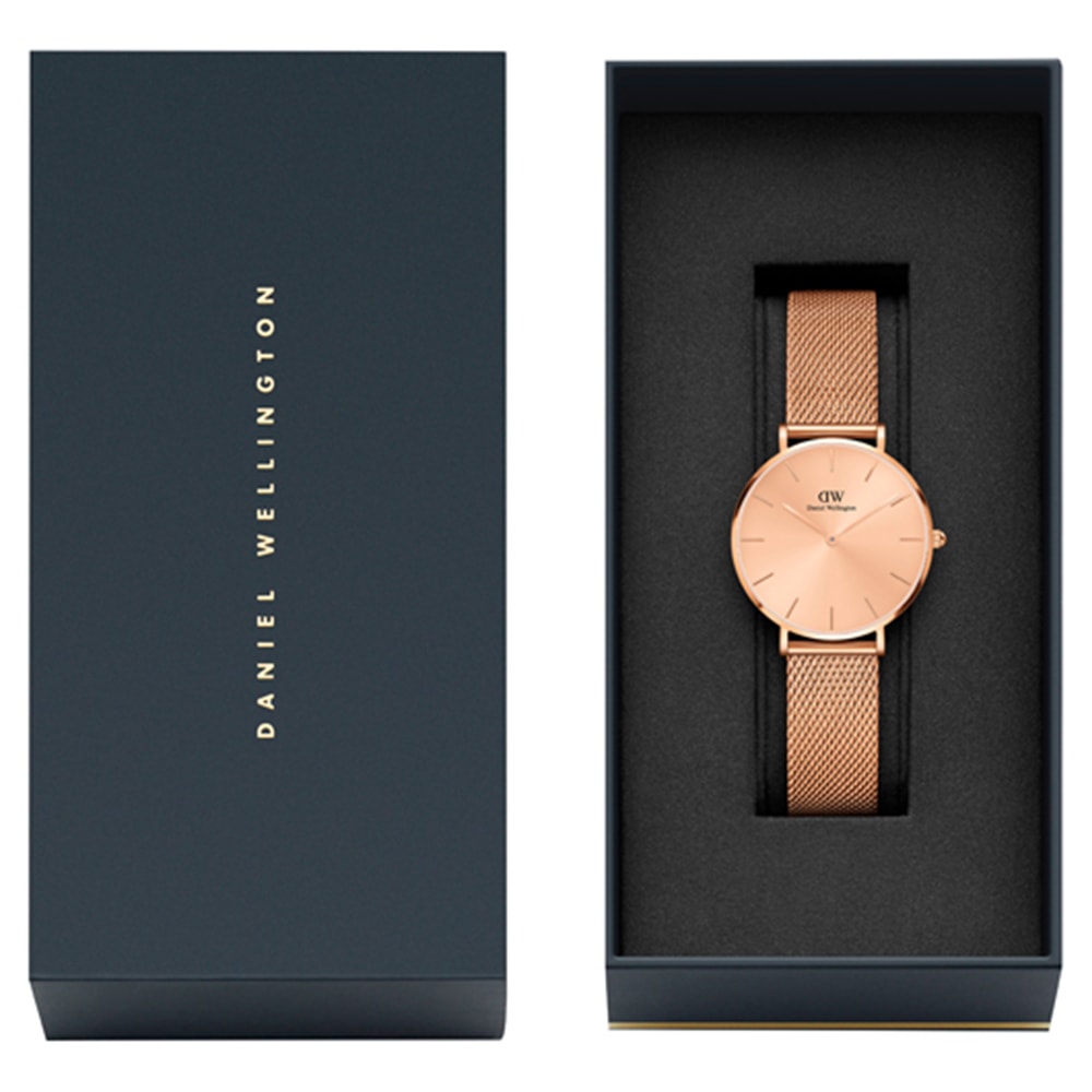 Montre à quartz - Acier inoxydable doré rose - Femme