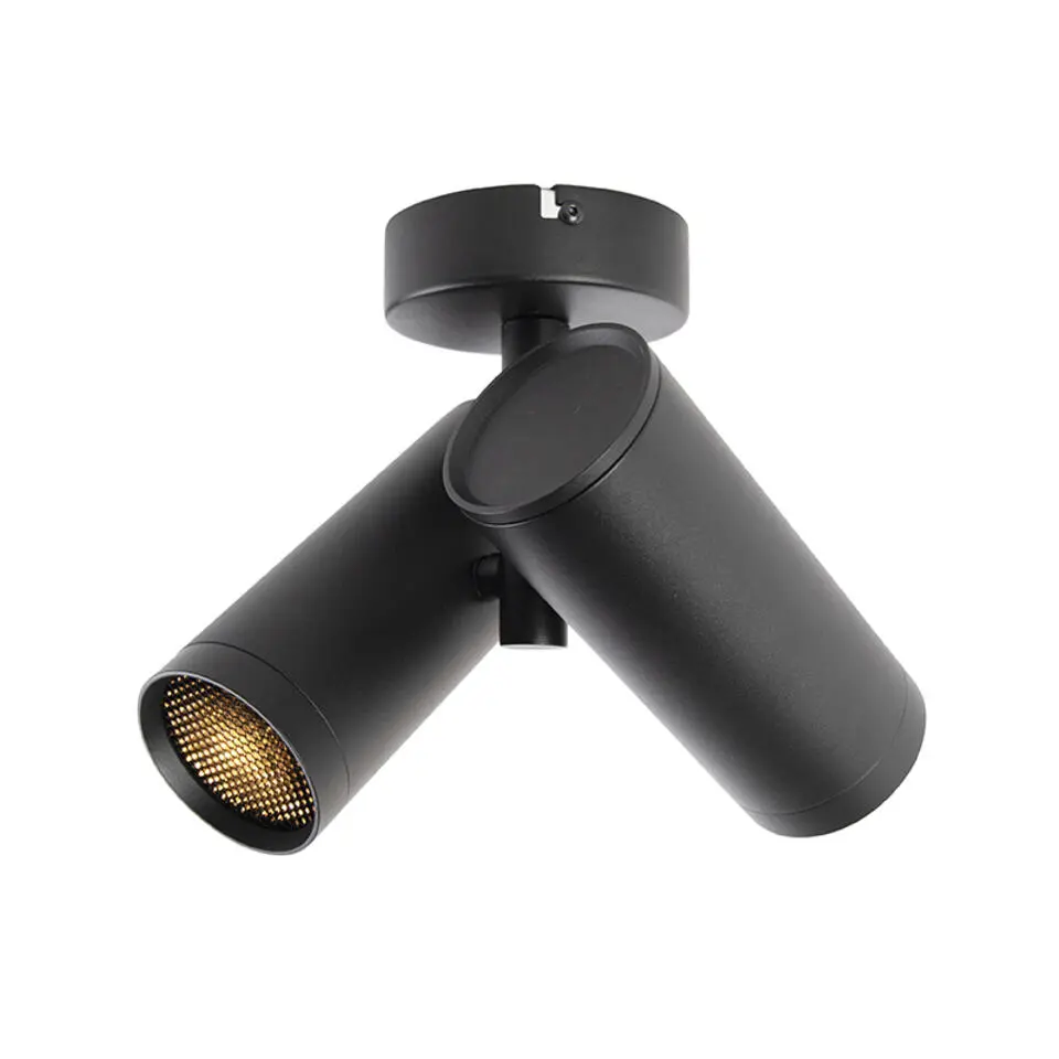 Qazqa opbouwspots scopio zwart gu10