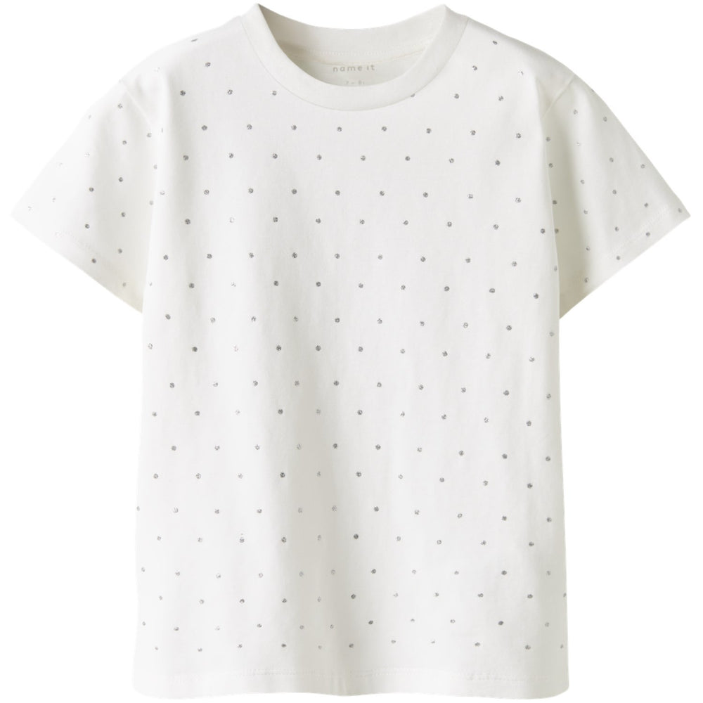 Køb Name It Bright White Nkfruaja Ss Nreg Top Noos