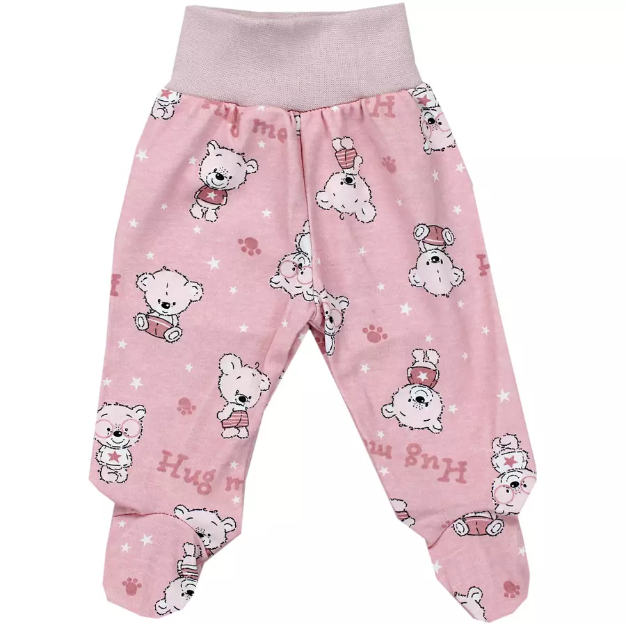 TupTam Baby Hose mit Fuß 5er Pack rosagelb